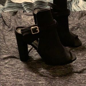 Black booties size 9